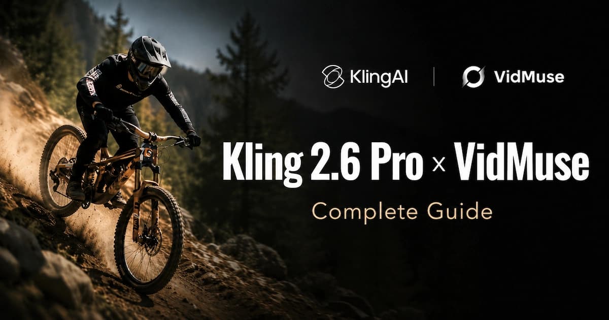 Kling 2.6 x VidMuse Complete Guide: Features, Motion Control