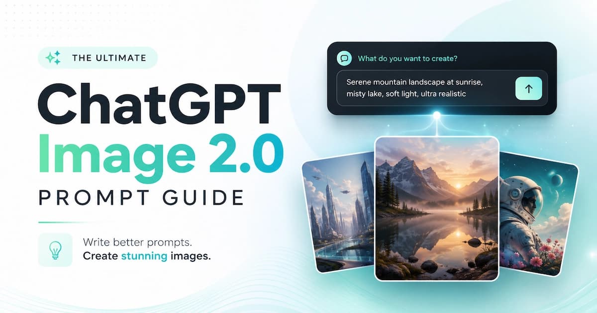ChatGPT Image Prompts: The Complete 2026 Guide
