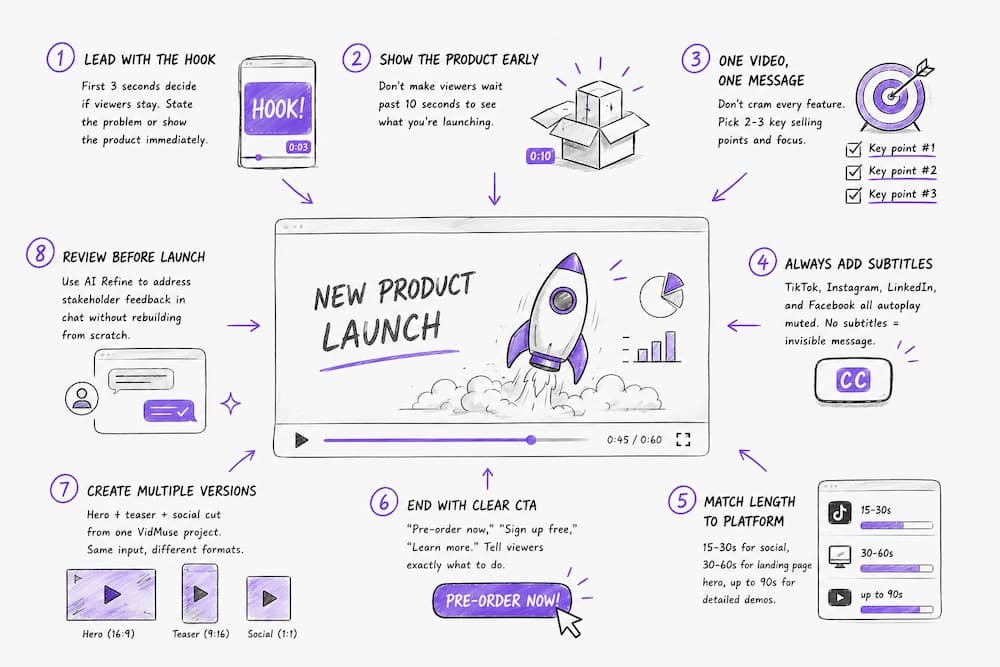 Product Launch Video Best Practices