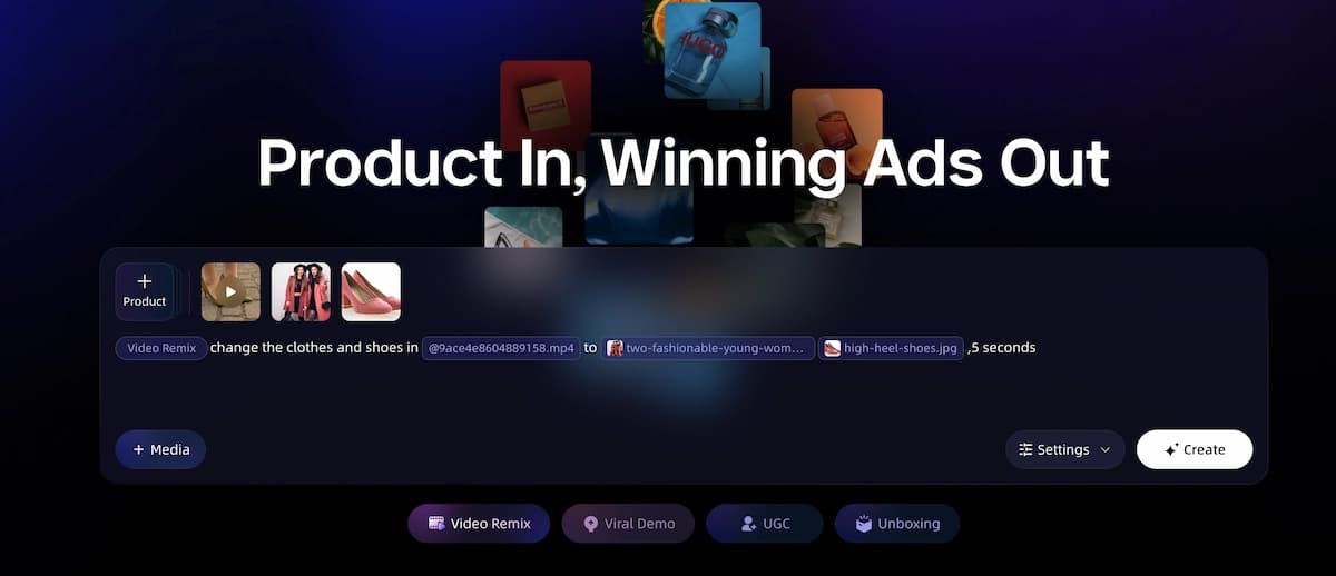 VidMuse AI TikTok Ads Video Maker