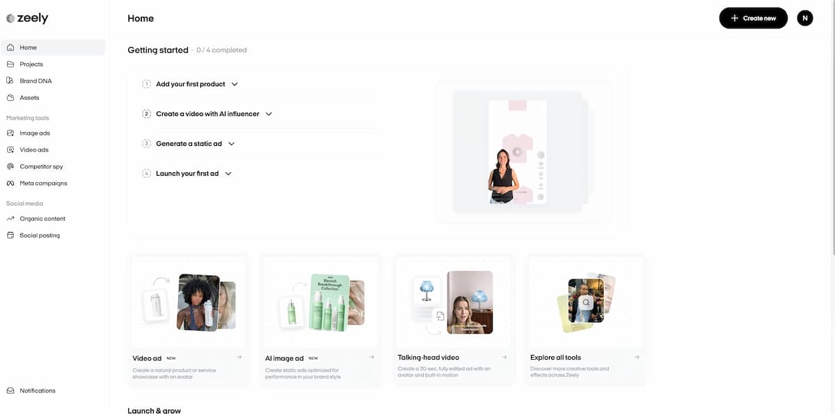 Zeely AI TikTok Ads Video Generator