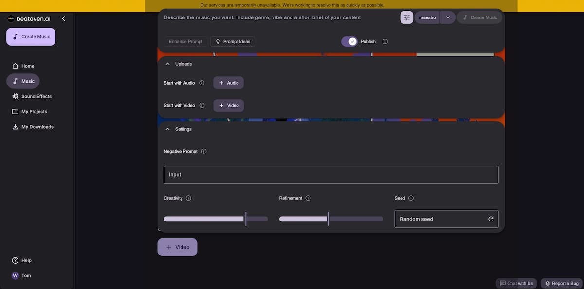 Beatoven AI Music Generator