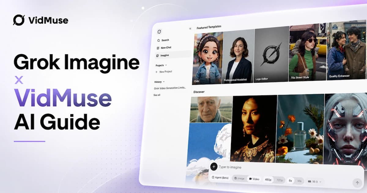 Grok Imagine Image & Video × VidMuse AI Guide