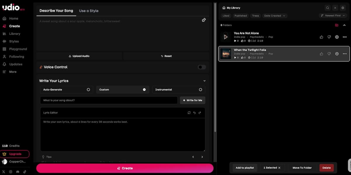 Udio AI Music Generator