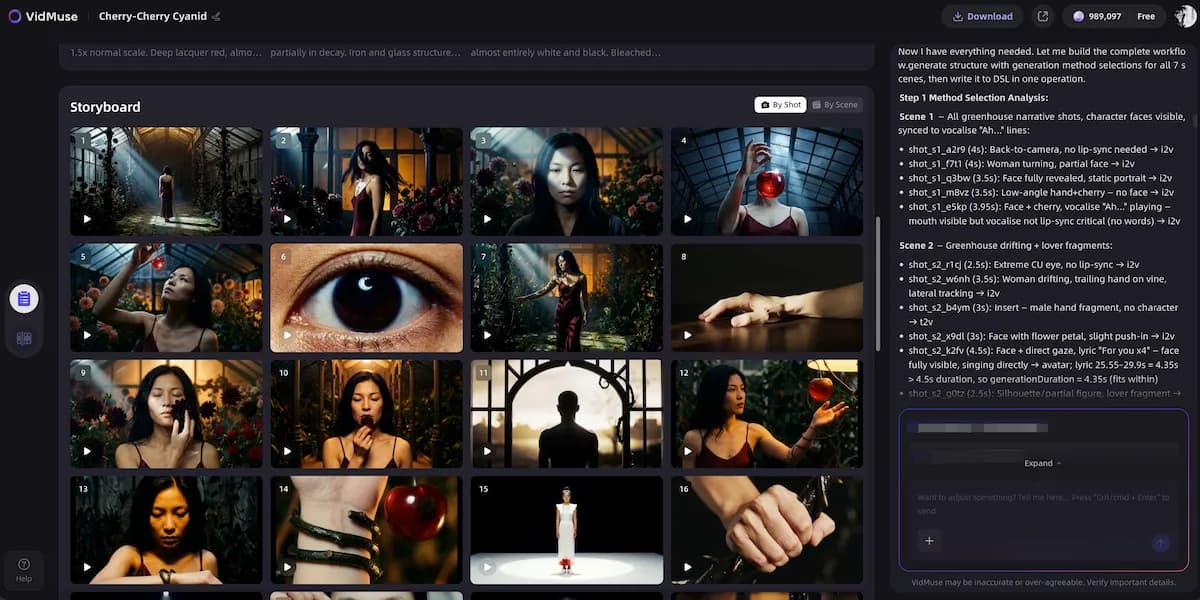 Review the Storyboard