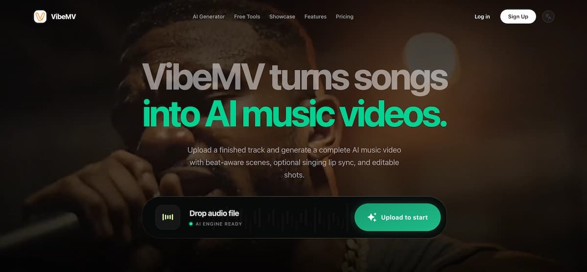 VibeMV free music visualizer