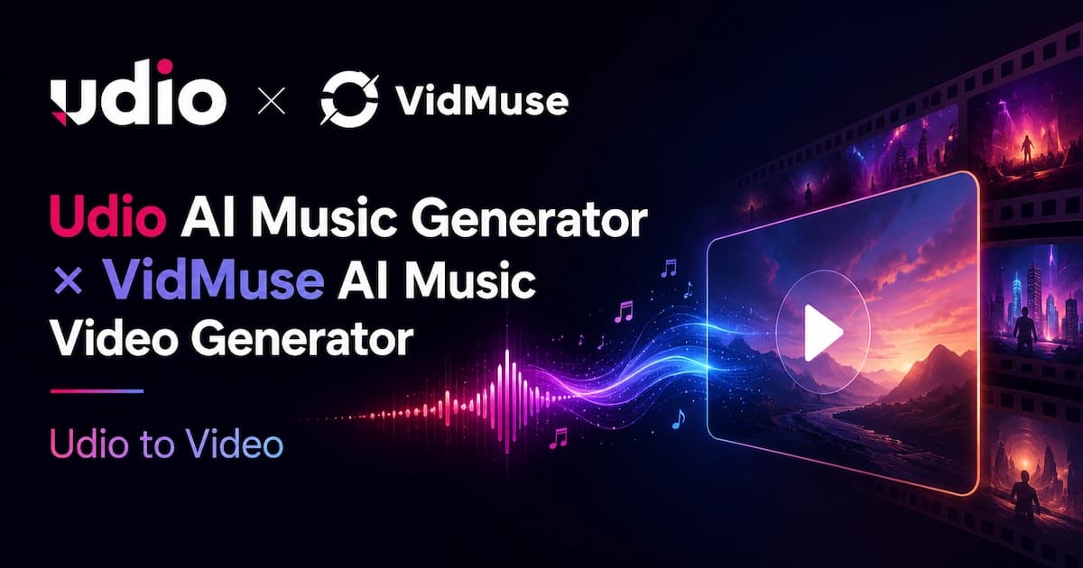 Udio AI Music Generator + VidMuse: Audio to Video