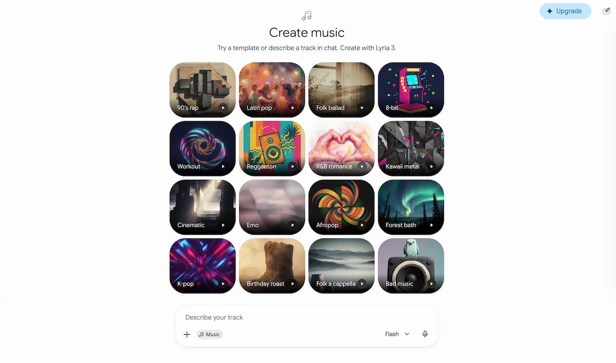 Lyria 3 AI Music Generator