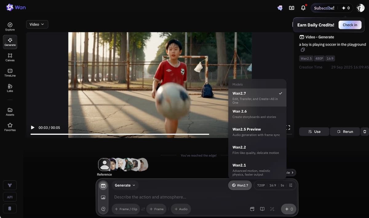 Wan 2.7 inside VidMuse workflow
