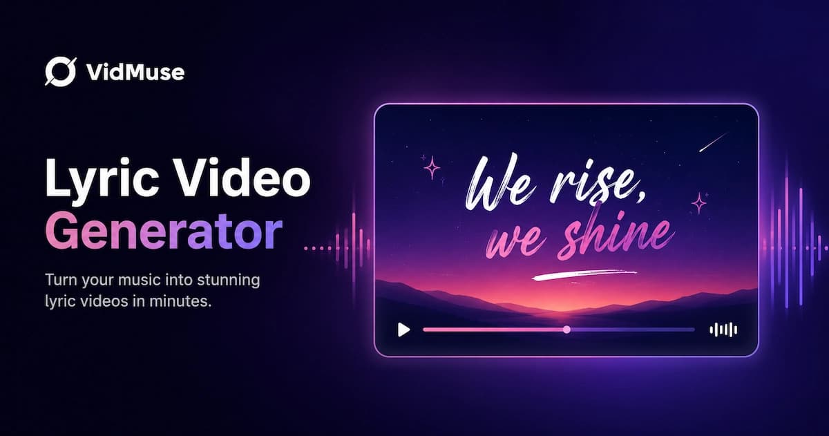 Lyric Video Generator: Make Synced Videos from Audio