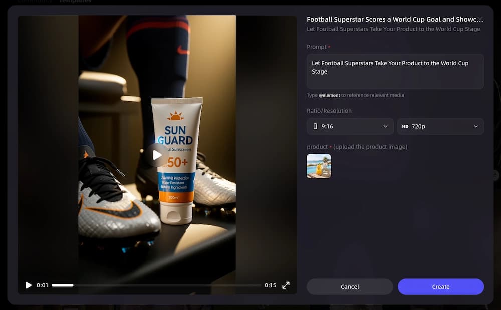 VidMuse AI Ad Clone