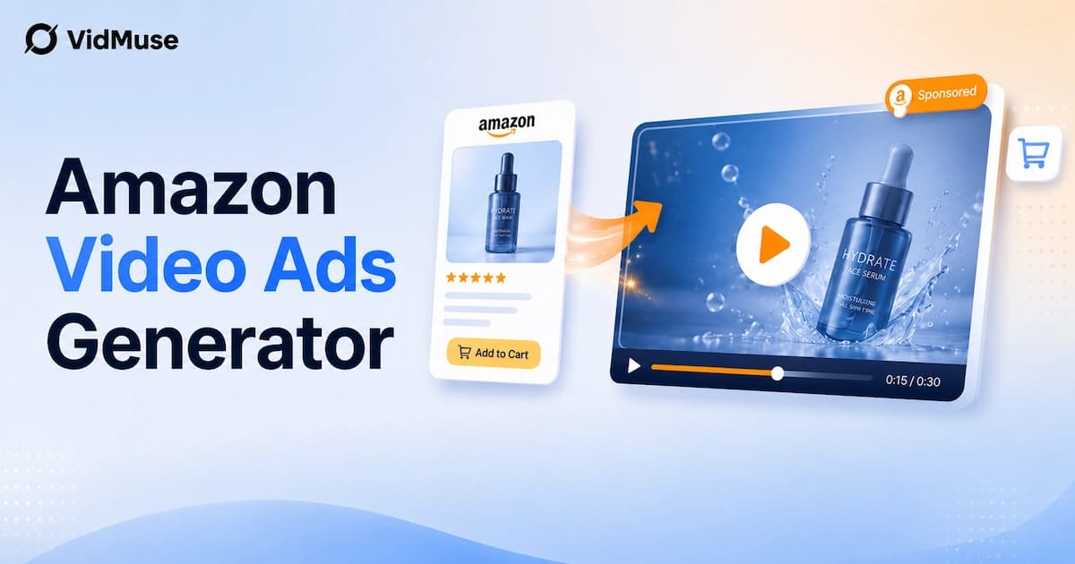Amazon Product Video Ads Generator: VidMuse AI Guide 2026