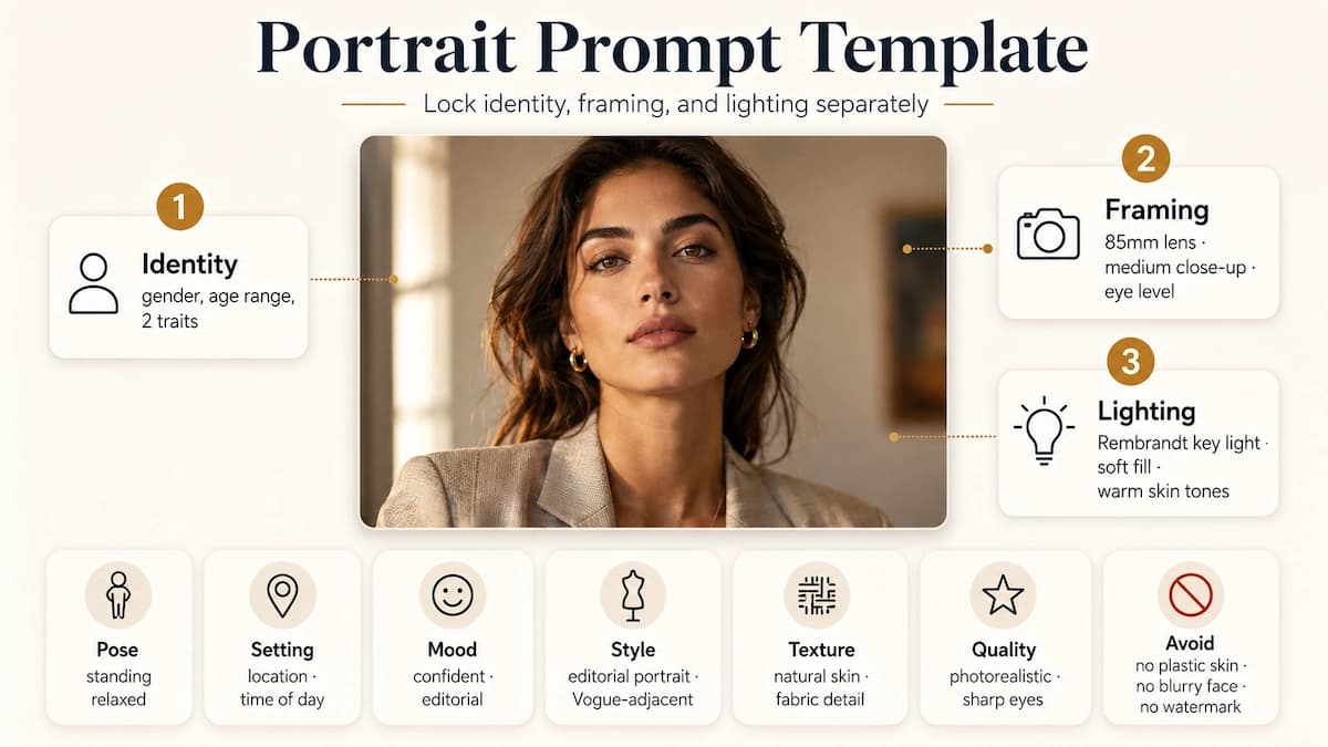 ChatGPT Image Prompts for realistic editorial portraits