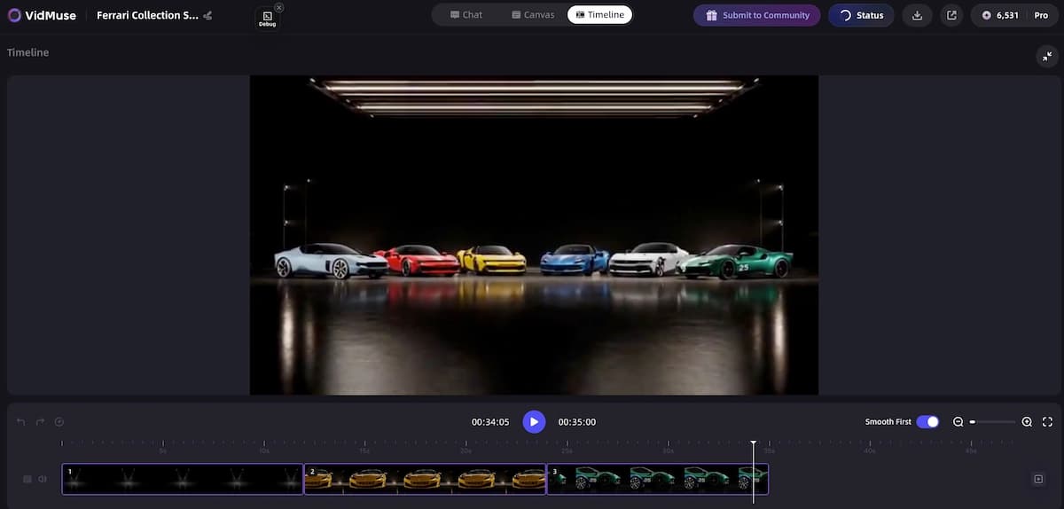 Final rendered product video ad in 16:9 format ready for social publishing