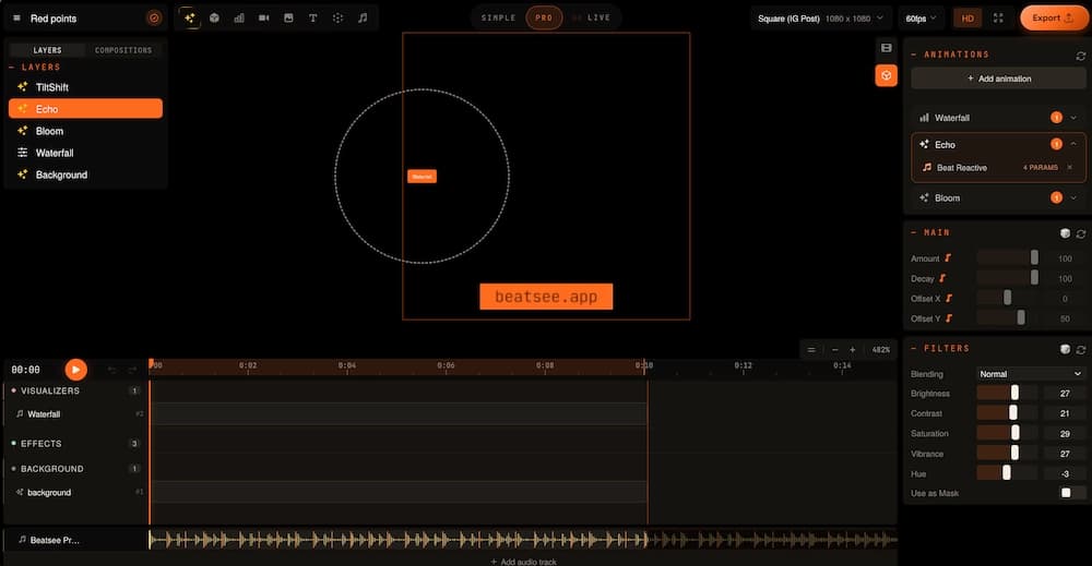 Beatsee free music visualizer