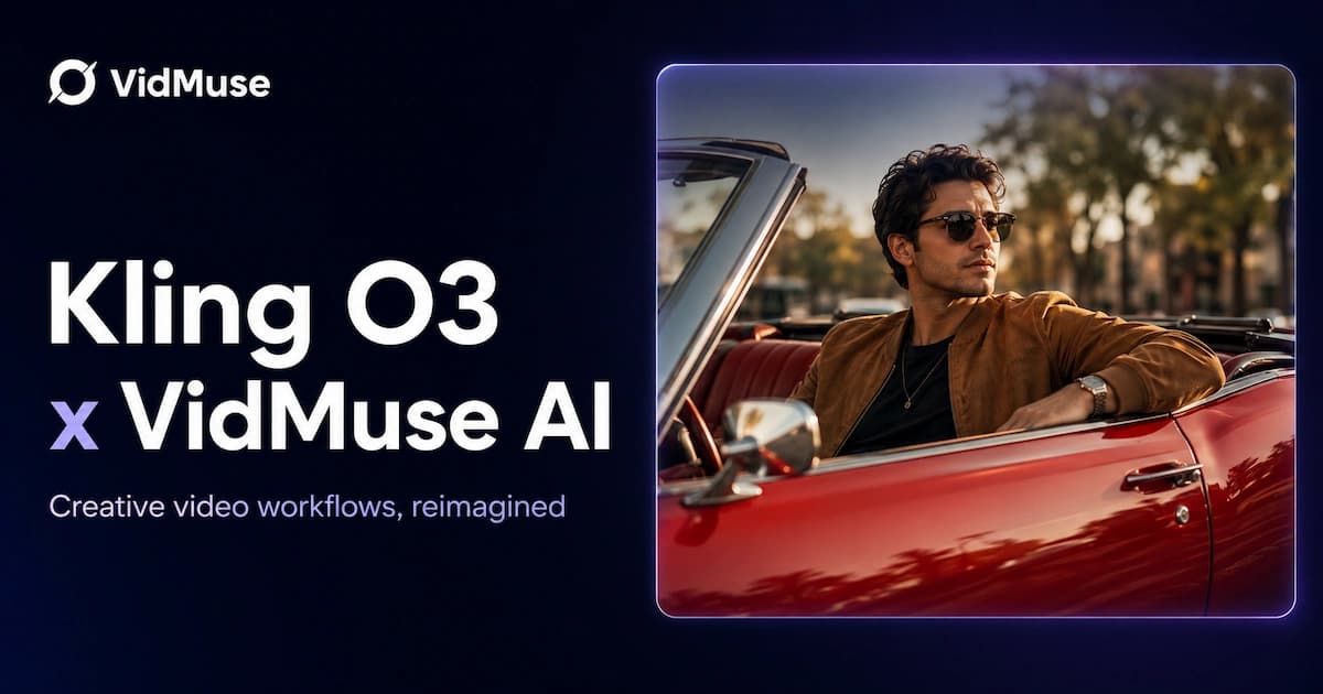How to Use Kling O3 in VidMuse to Make AI Videos