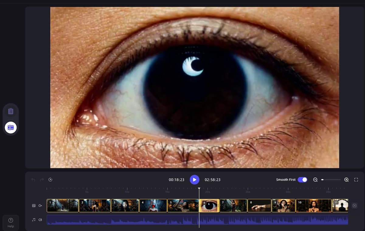 Assemble Seedance 2.0 clips in the VidMuse Timeline Editor