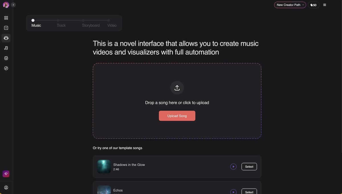 Neuralframes Free AI Music Video Generator