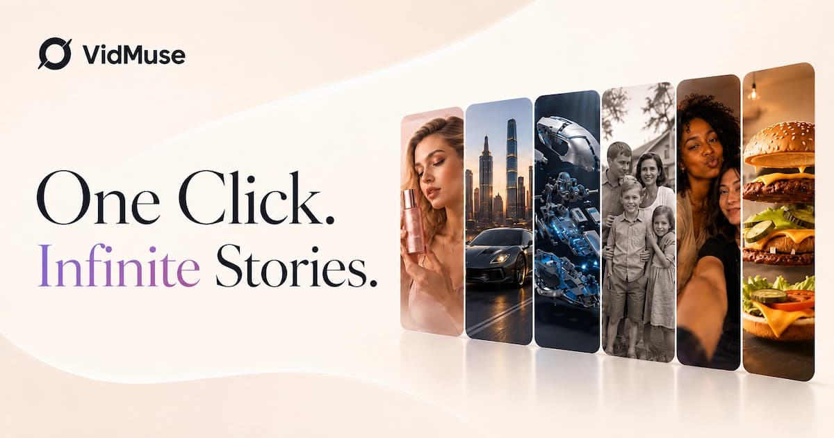 VidMuse AI Video Templates for Product Ads and Reels
