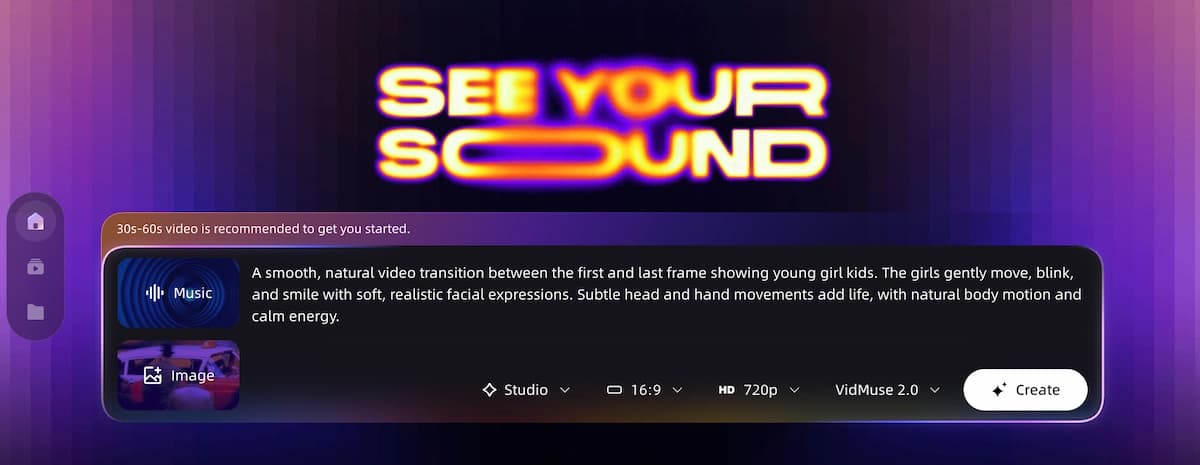 Set up your Creative Brief in VidMuse