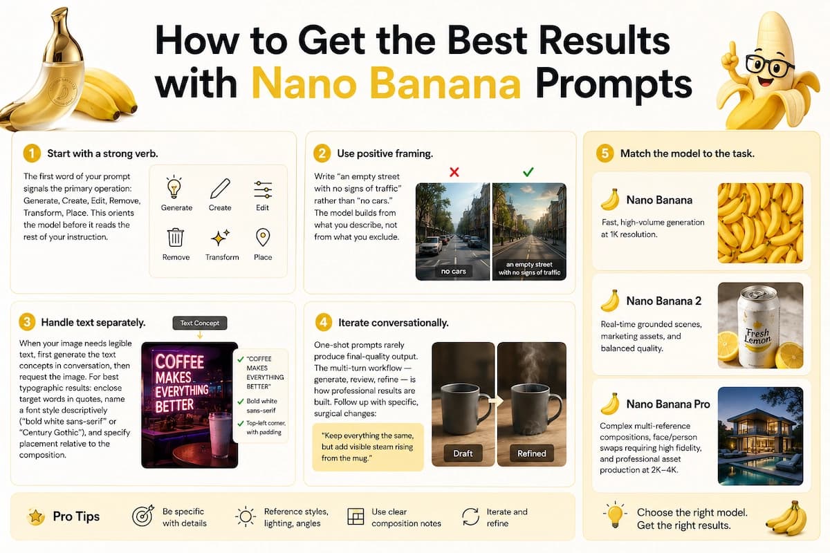 How to Get the Best Results with Nano Banana Prompts