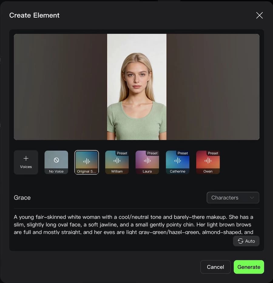 Kling 3.0 Omni Elements character and voice binding